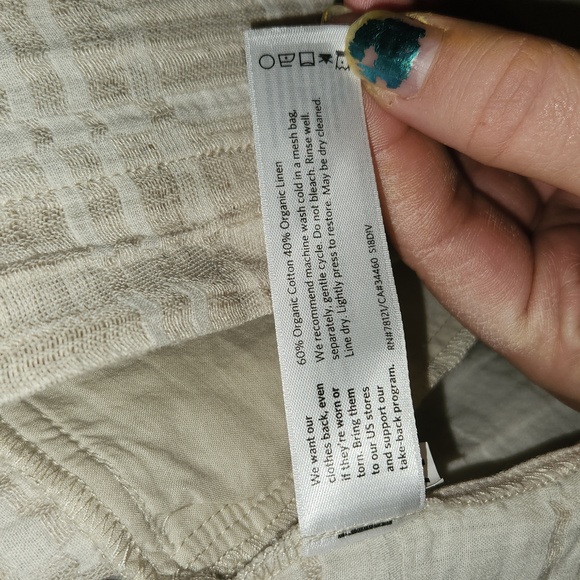 Eileen Fisher Natural Check Organic Cotton Linen Jacquard and dress Smal… - Picture 12 of 15